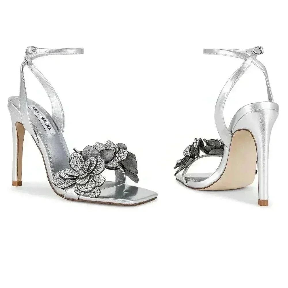 Urban Outfitters Steve Madden Ulyana Ankle Strap Heeled Sandal Size 7 NWOT $120